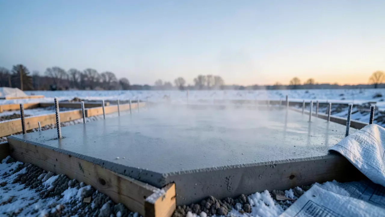 Do jakiej temperatury można betonować z dodatkiem zimowym?