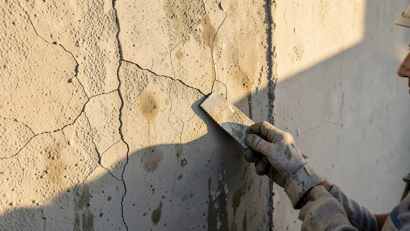 Najczęstsze błędy przy tynku elewacyjnym z efektem betonu
