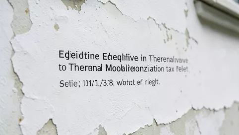 Czy tynk można odliczyć w uldze termomodernizacyjnej
