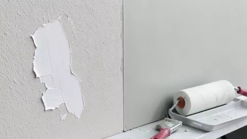 Czym malować tynk silikonowy