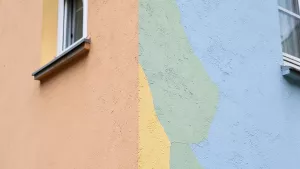Dwa kolory tynku na elewacji
