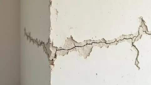 jak naprawić pęknięcia tynku cementowo wapiennego