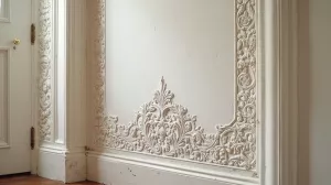 Ozdobny tynk do przedpokoju