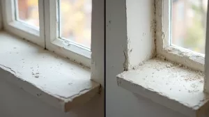 Parapety wewnętrzne przed czy po tynkach