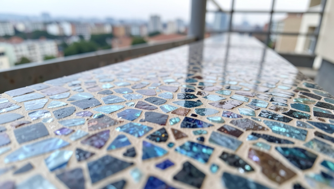 tynk mozaikowy na balkon