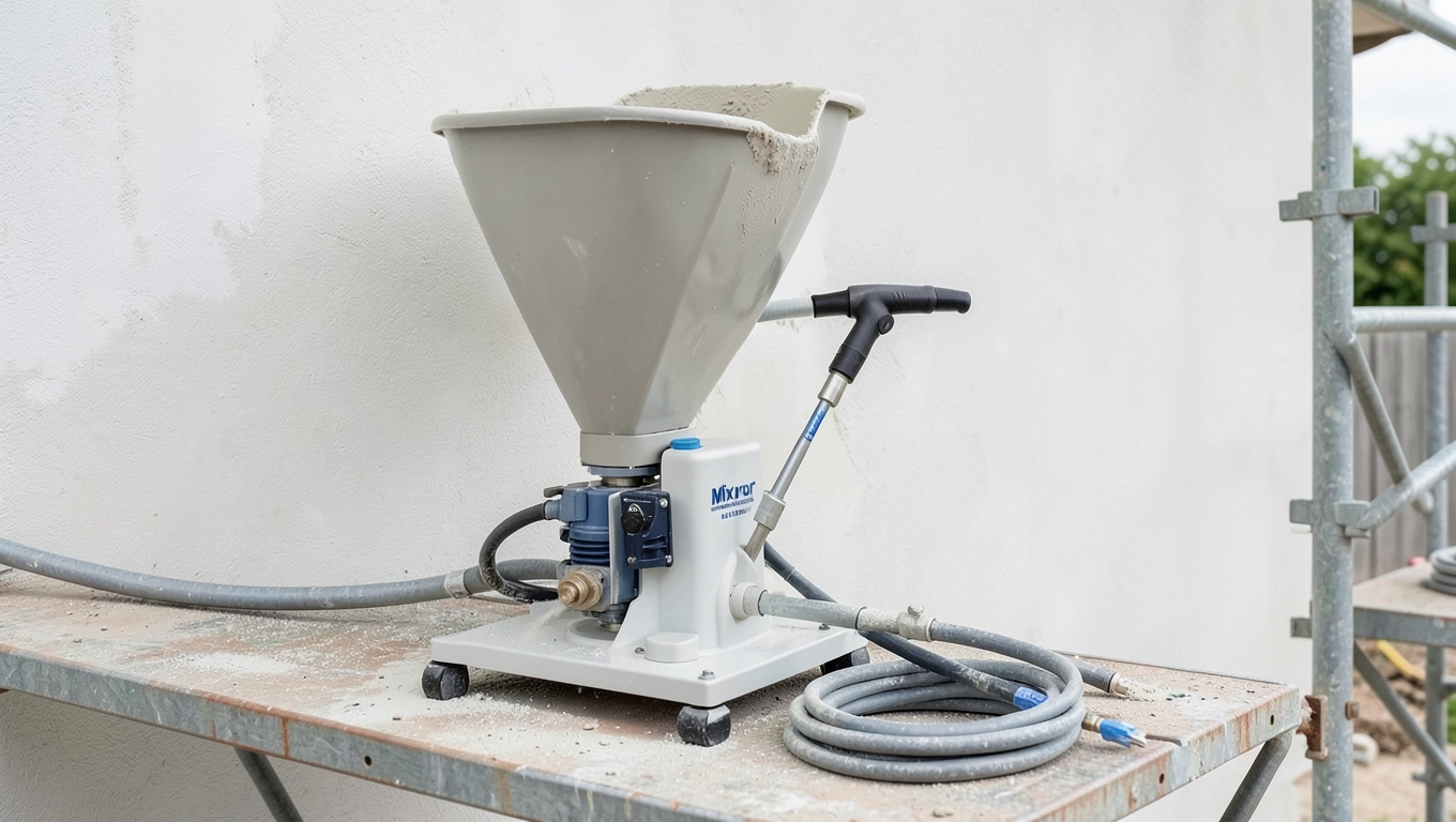 Agregat do tynku elewacyjnego w firmach każdej wielkości