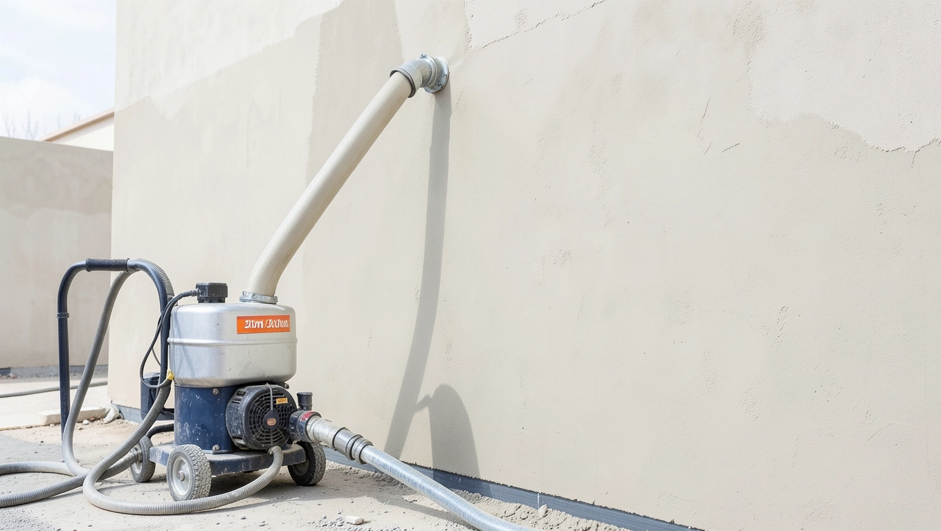 Agregaty tynkarskie do szybkiego nakładania tynku