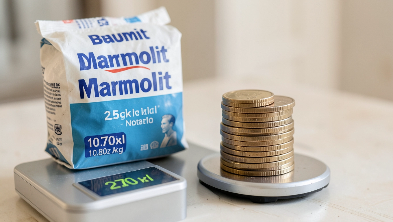 Cena Marmolit Baumit za kg netto