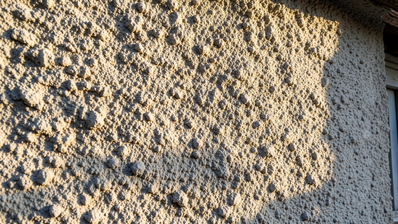 Chropowate tekstury tynków zewnętrznych