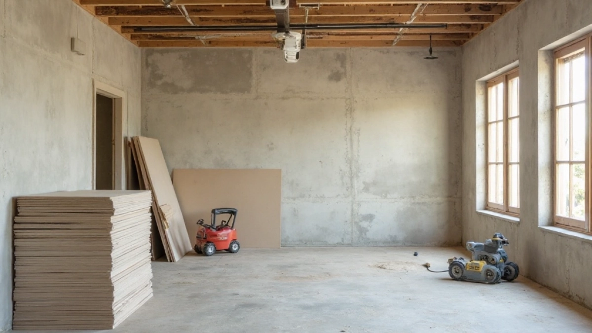 Co zamiast tynku w garażu