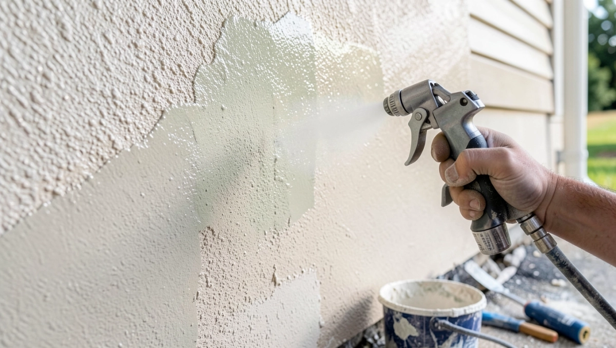 Czy tynk silikonowy można nakładać pistoletem