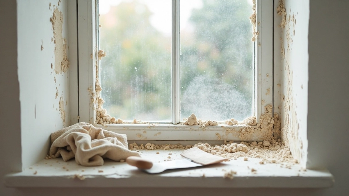 Czym wyczyścić okna po tynkowaniu