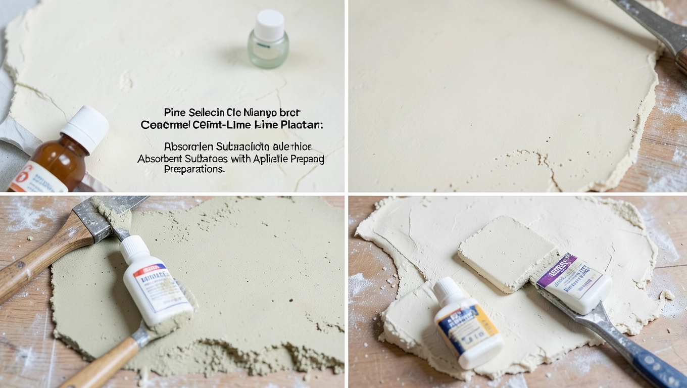 Dobór preparatu gruntującego do tynku cementowo-wapiennego