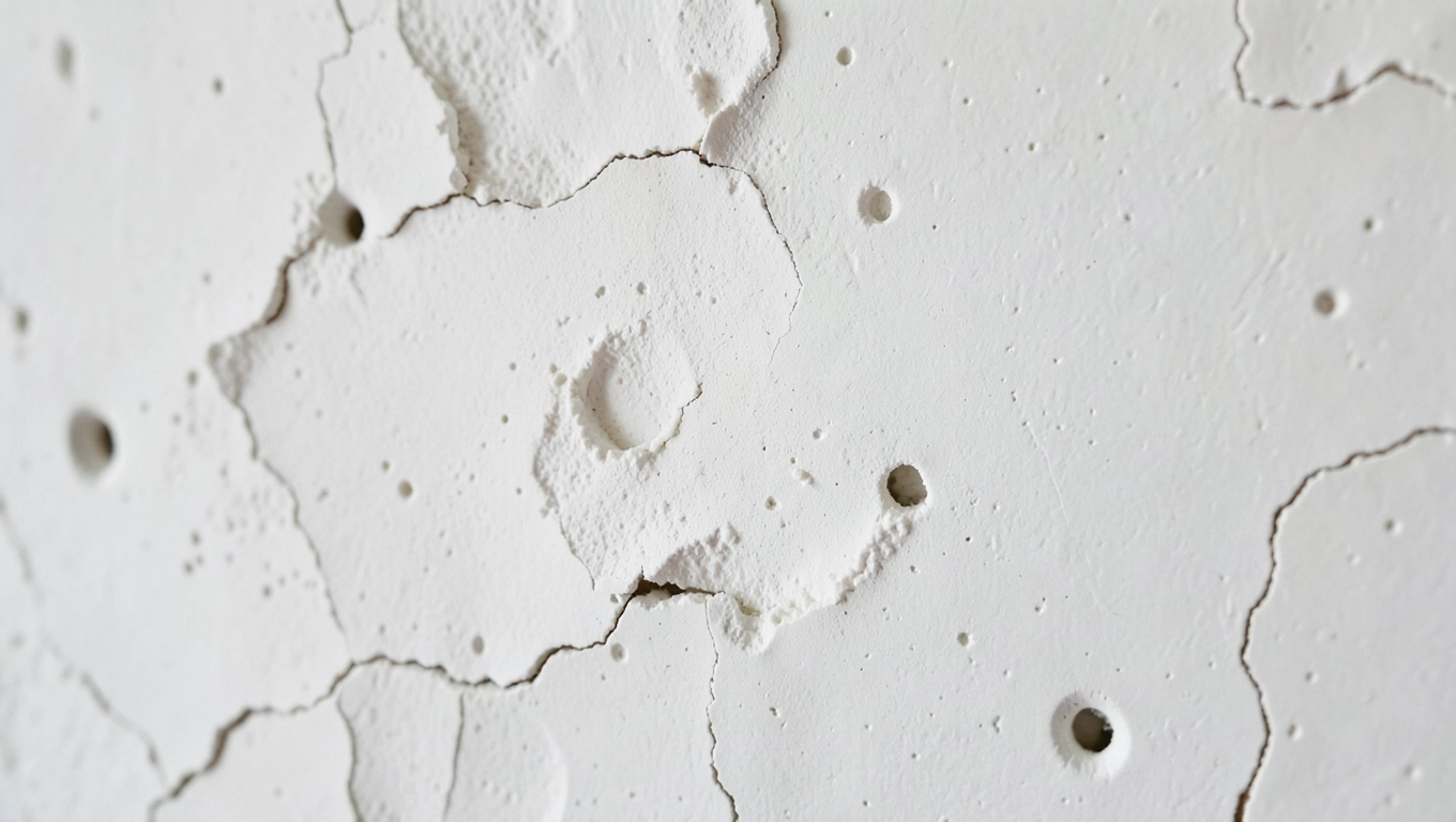 Dziury w tynku gipsowym – czym wypełnić