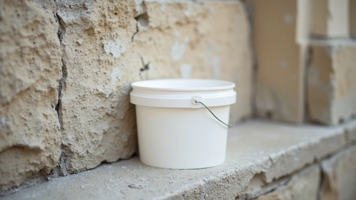 Gotowy tynk w wiaderku