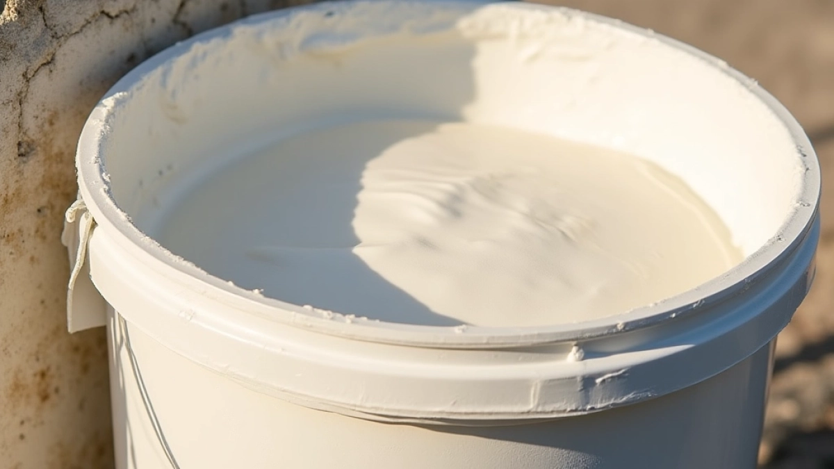 Gotowy tynk zewnętrzny w wiaderku