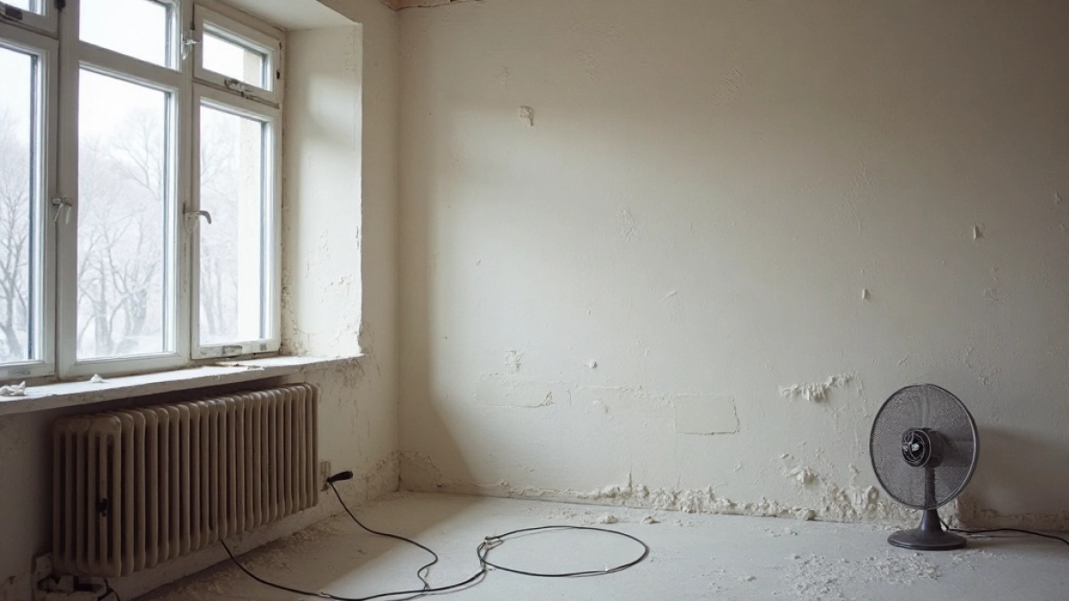 Jak długo schną tynki w zimie