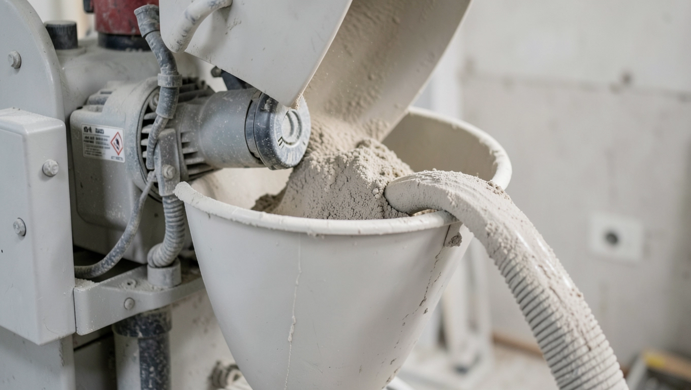 Jak działa agregat do tynków gipsowych