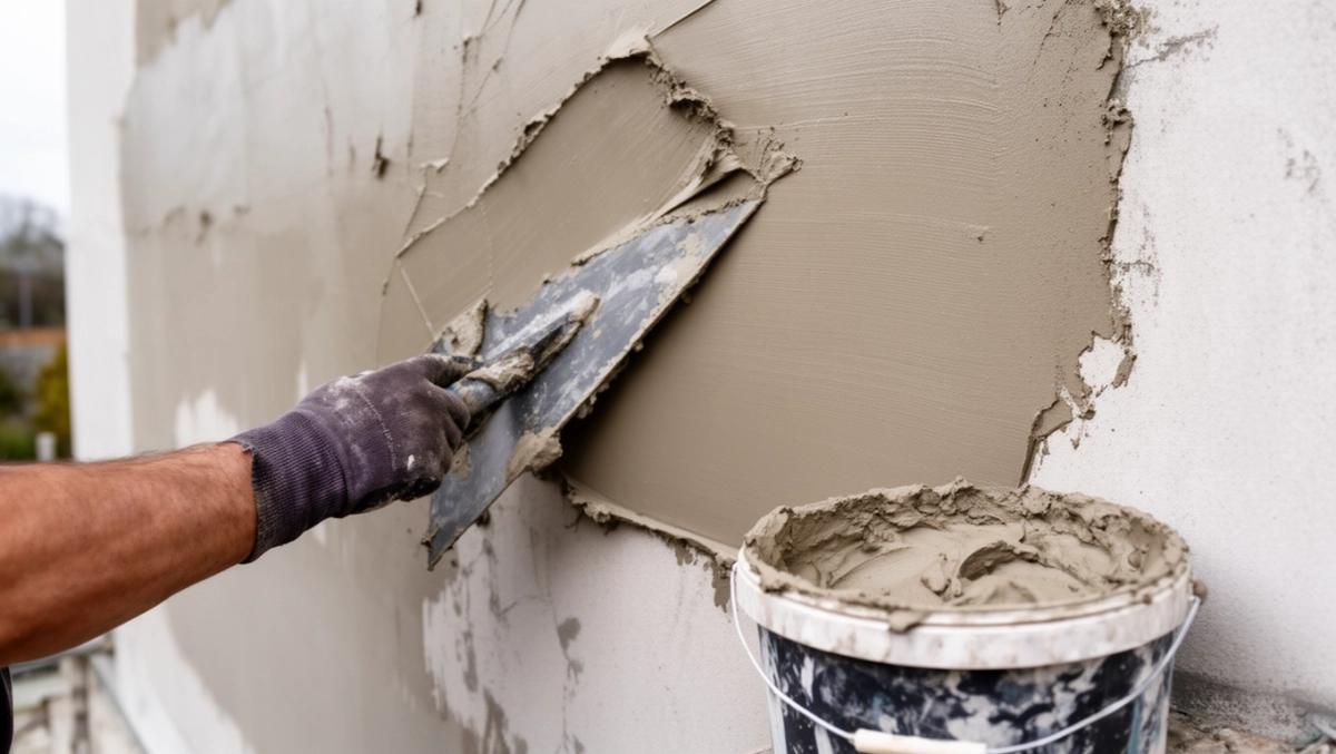 jak kłaść tynk elewacyjny