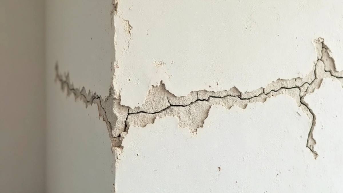 jak naprawić pęknięcia tynku cementowo wapiennego