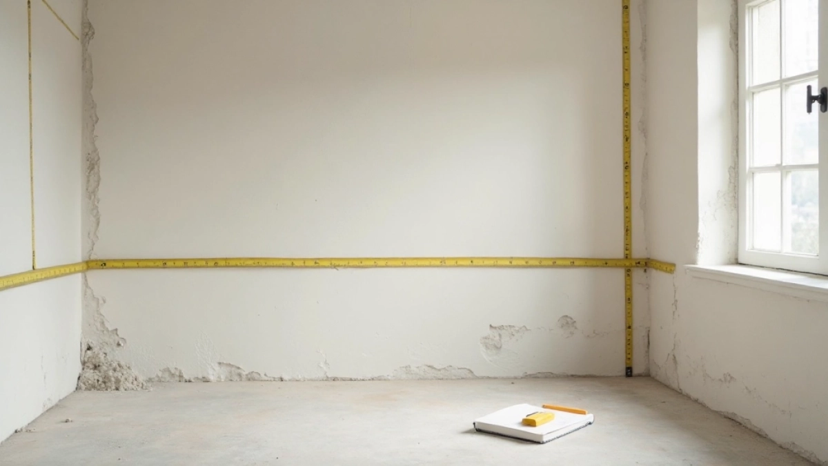 Jak obliczyć powierzchnię ścian do tynkowania