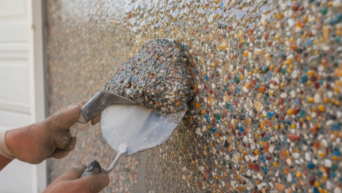 jak położyć tynk żywiczny