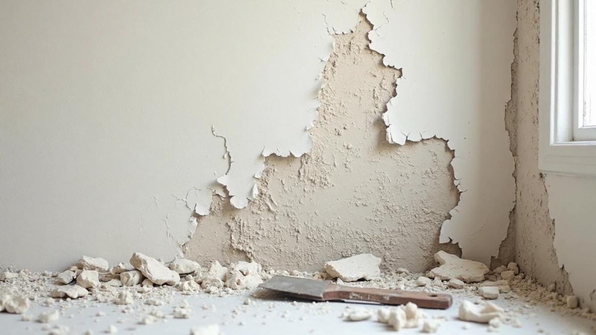 Jak usunąć tynk strukturalny wewnętrzny
