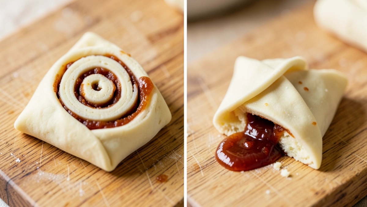 Jak zawijać rogaliki z marmoladą