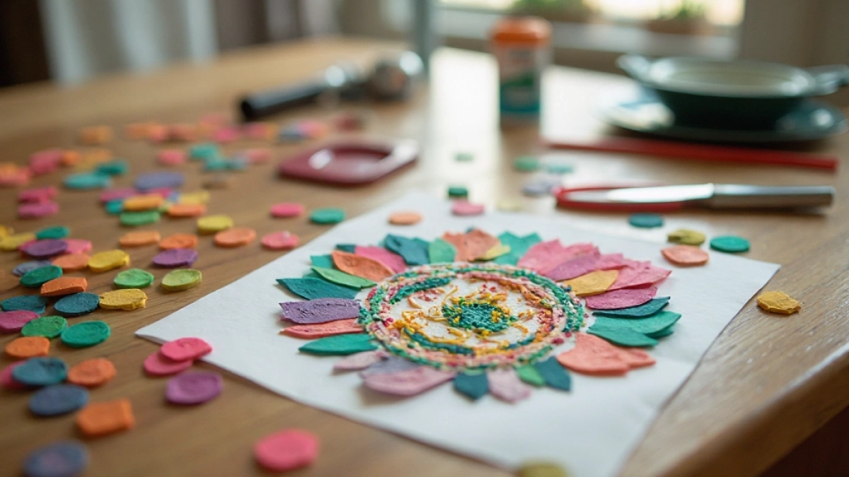 jak zrobić mozaikę z papieru