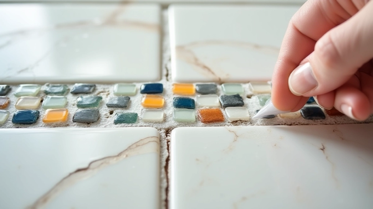 Klejenie mozaiki na stare płytki