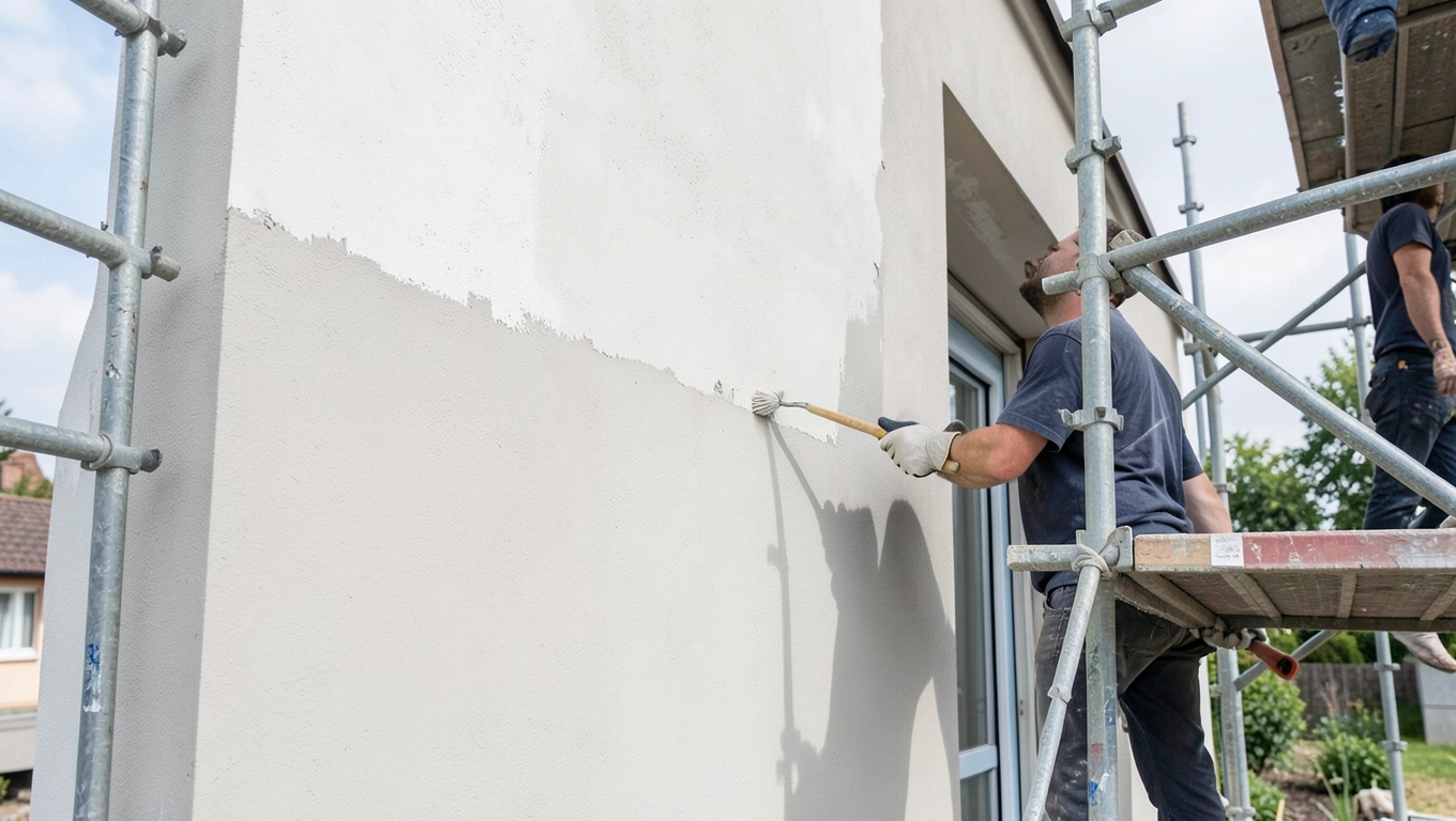 Koszt robocizny tynkowania elewacji