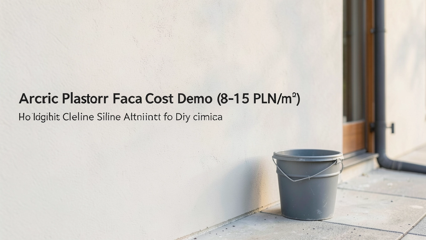 Koszt tynku akrylowego na elewację za m²