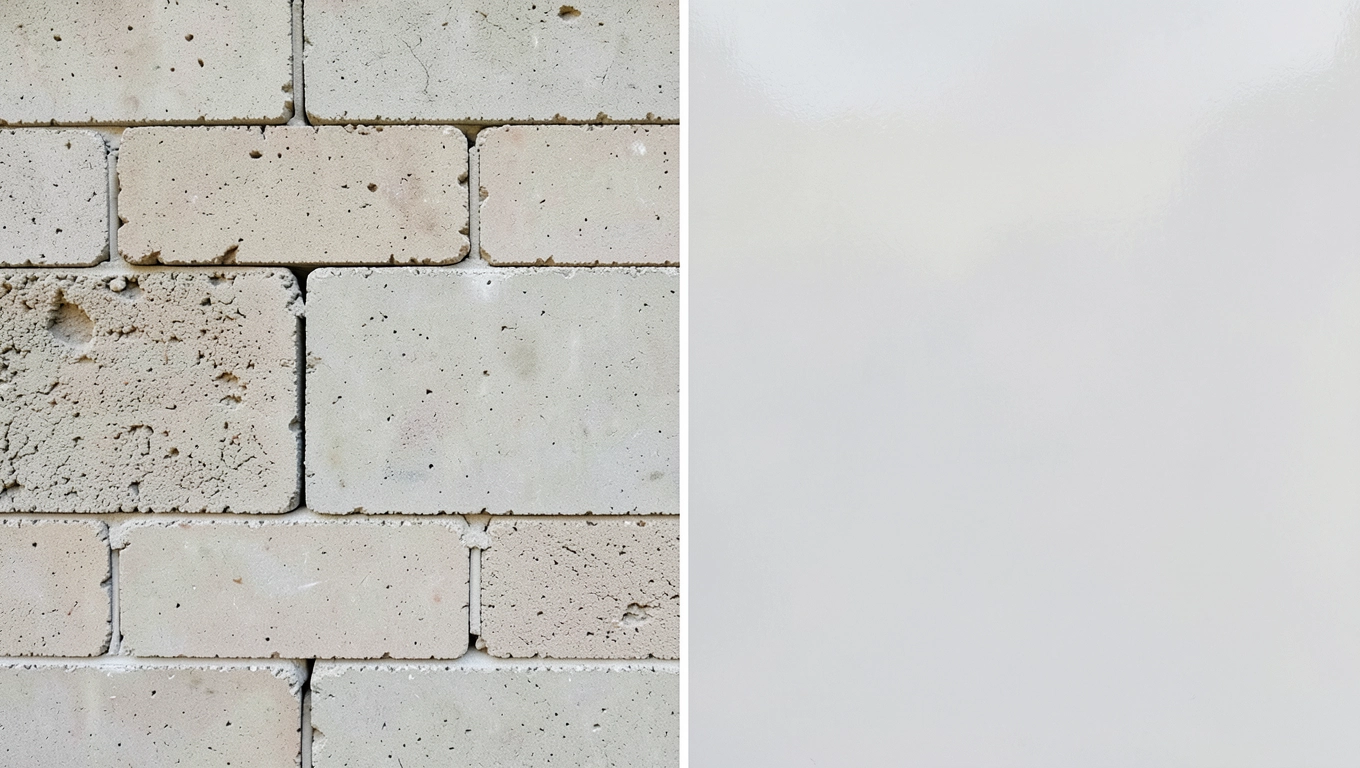 Malowanie bloczków bez tynkowania