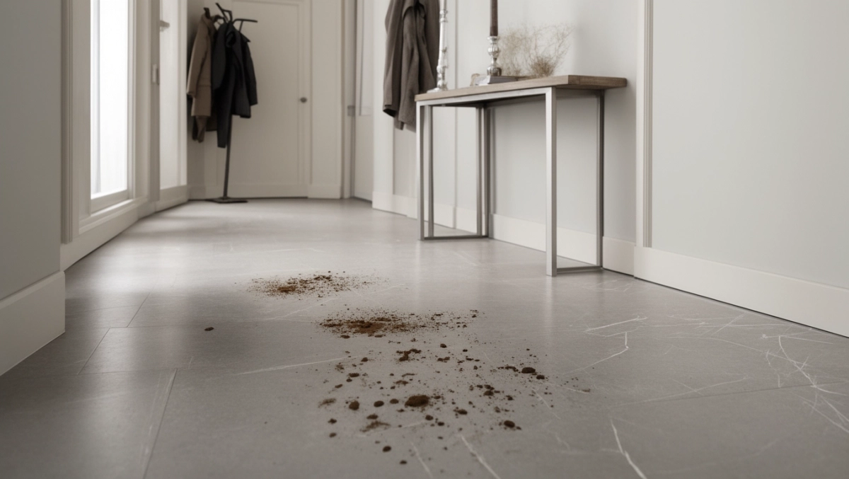 Marmolit w przedpokoju