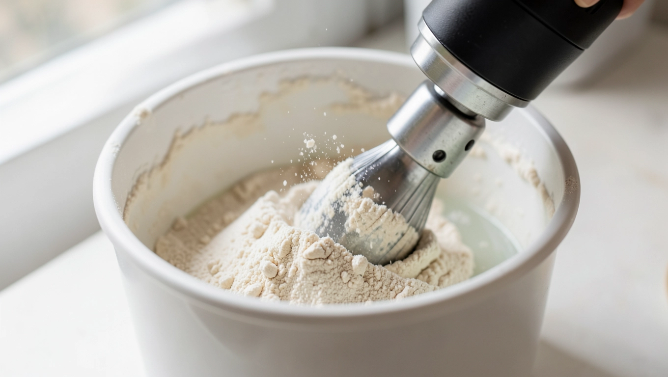 Mieszanie masy marmolitowej