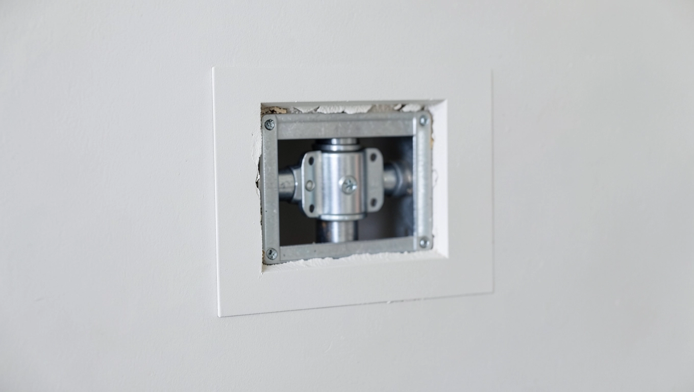 montaż baterii podtynkowej w ścianie g k