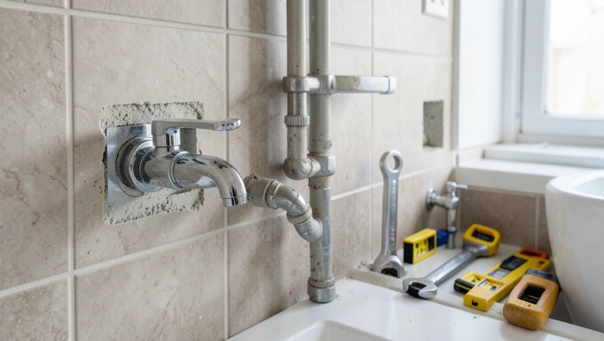 Montaż baterii podtynkowej wannowej