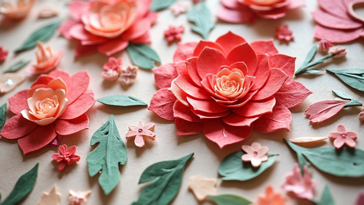 mozaika z papieru wzory