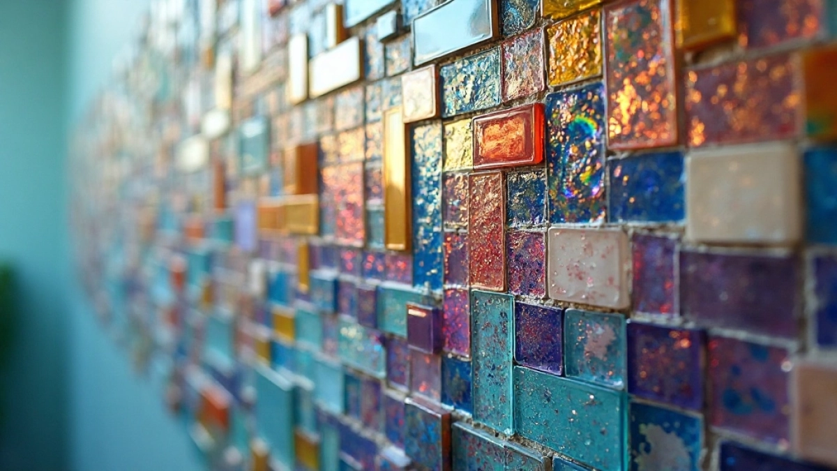 mozaiki na ścianach