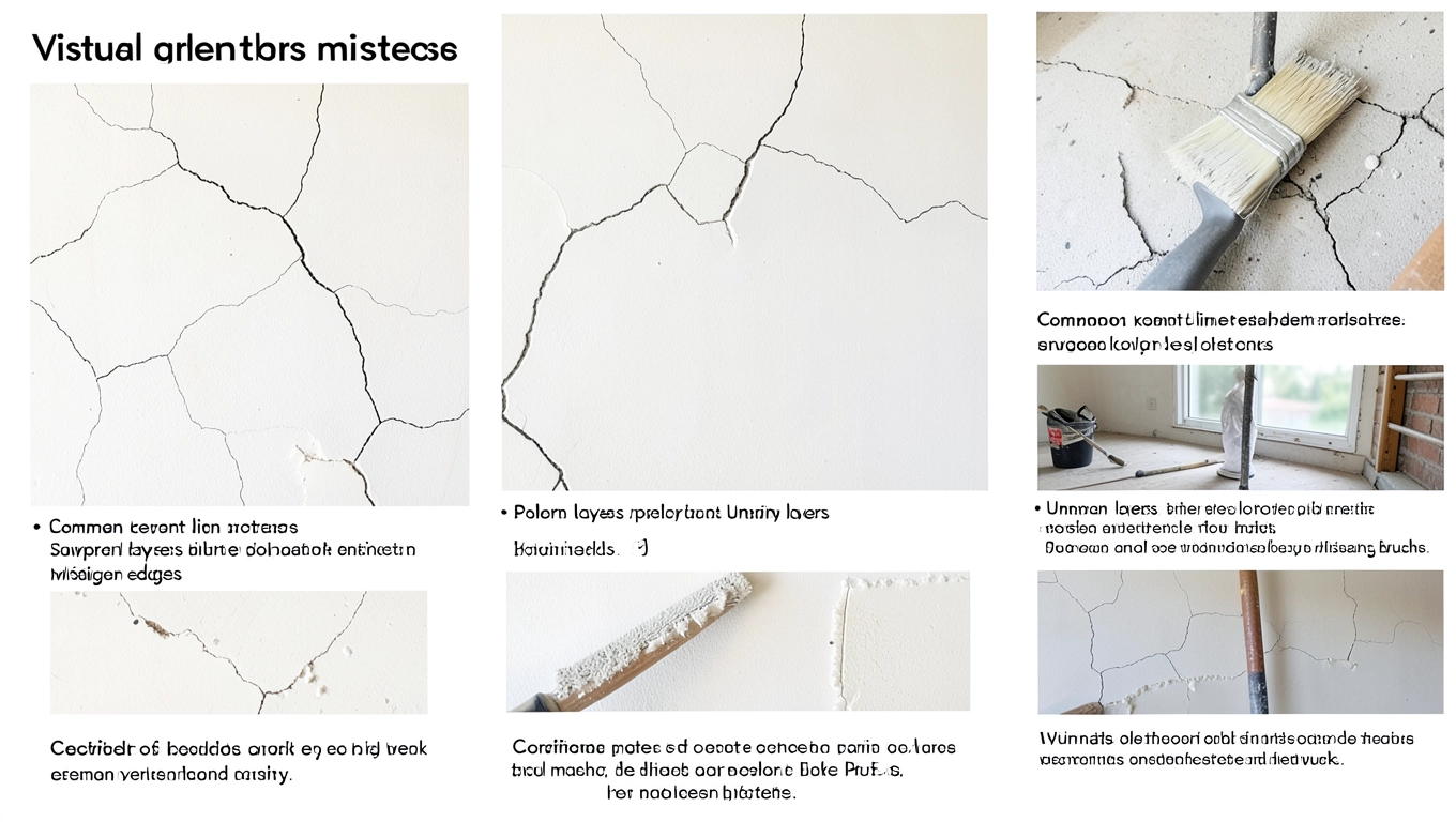 Najczęstsze błędy przy pierwszym malowaniu tynku