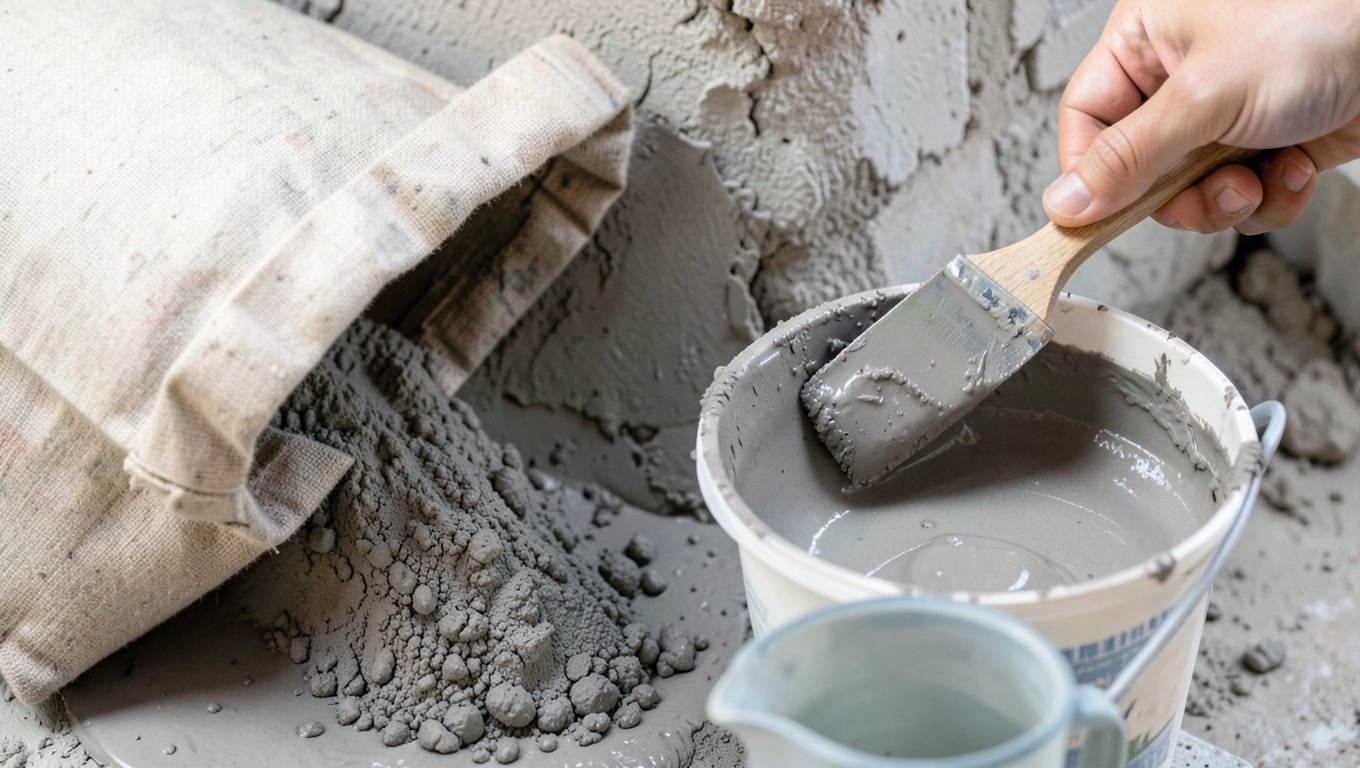 Nakładanie gotowej zaprawy ręcznie