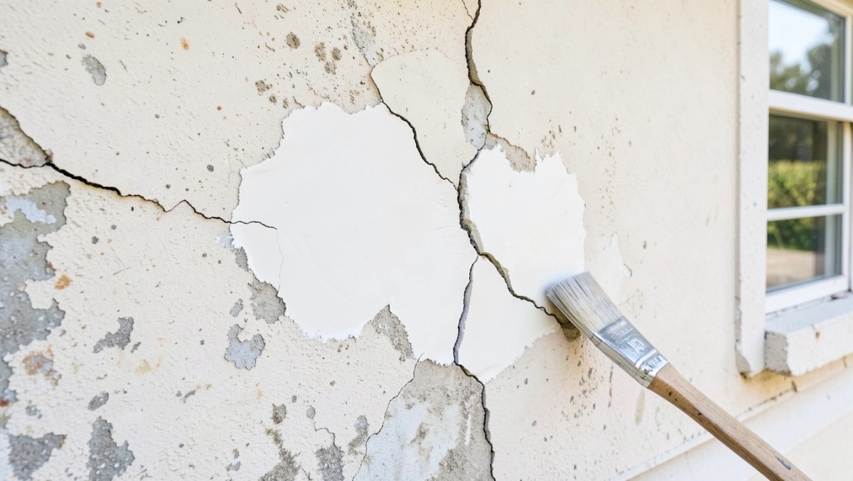 naprawa tynku zewnętrznego