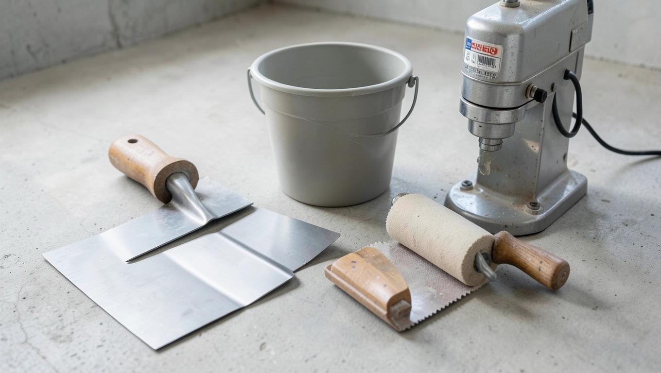 Narzędzia i techniki aplikacji na tynk żywiczny