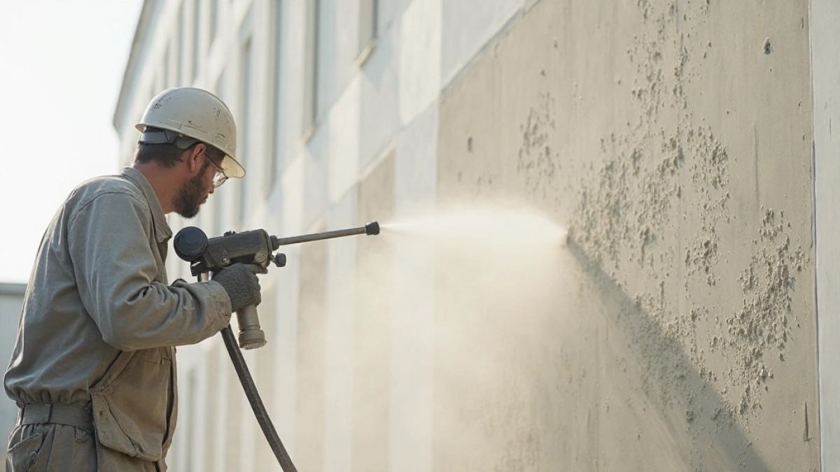 natrysk tynków elewacyjnych