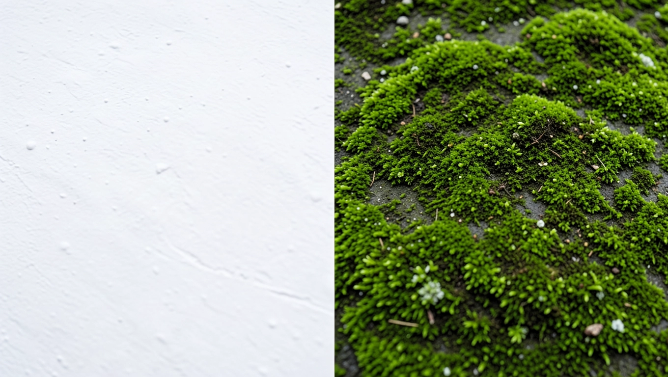 Ochrona przed glonami w tynku silikonowym