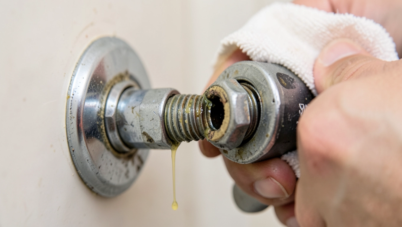 Odkręcanie zapieczonej głowicy w baterii podtynkowej