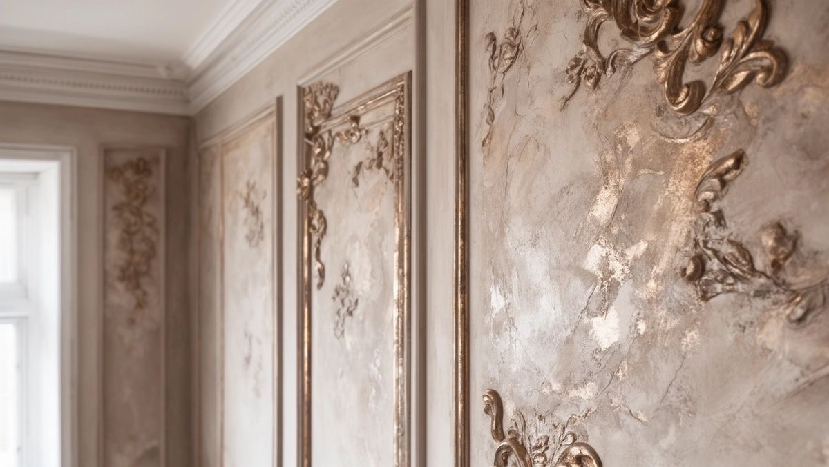 Ozdobne tynki dekoracyjne wewnętrzne