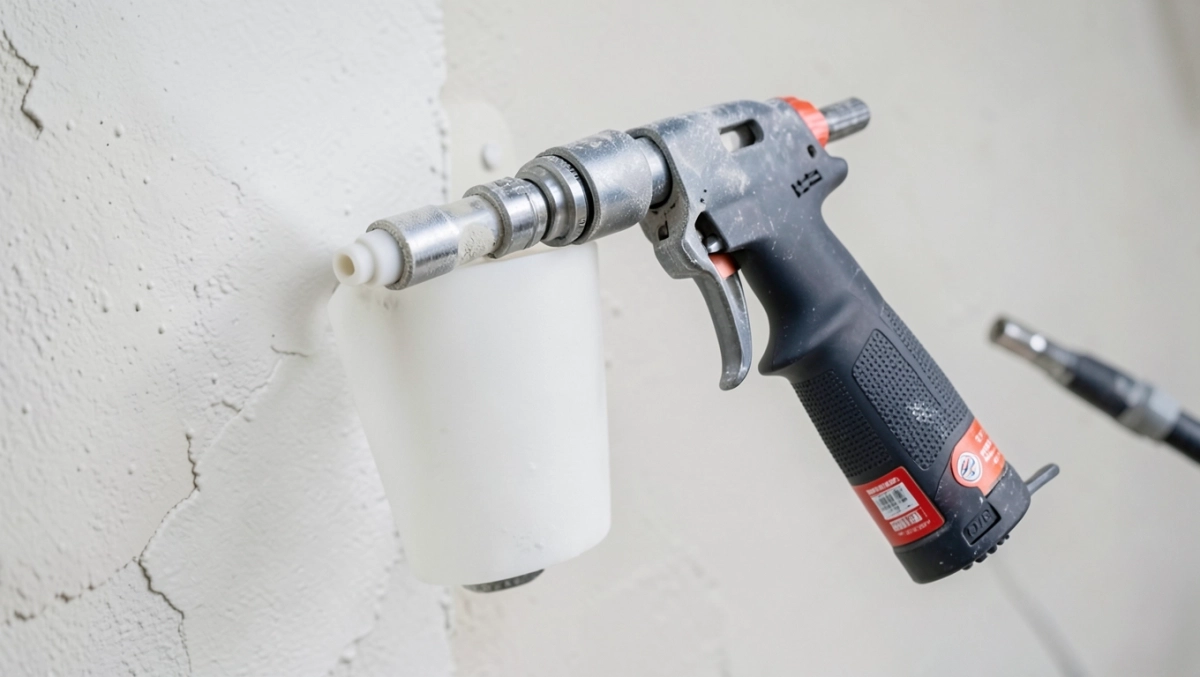 pistolet do tynków zewnętrznych