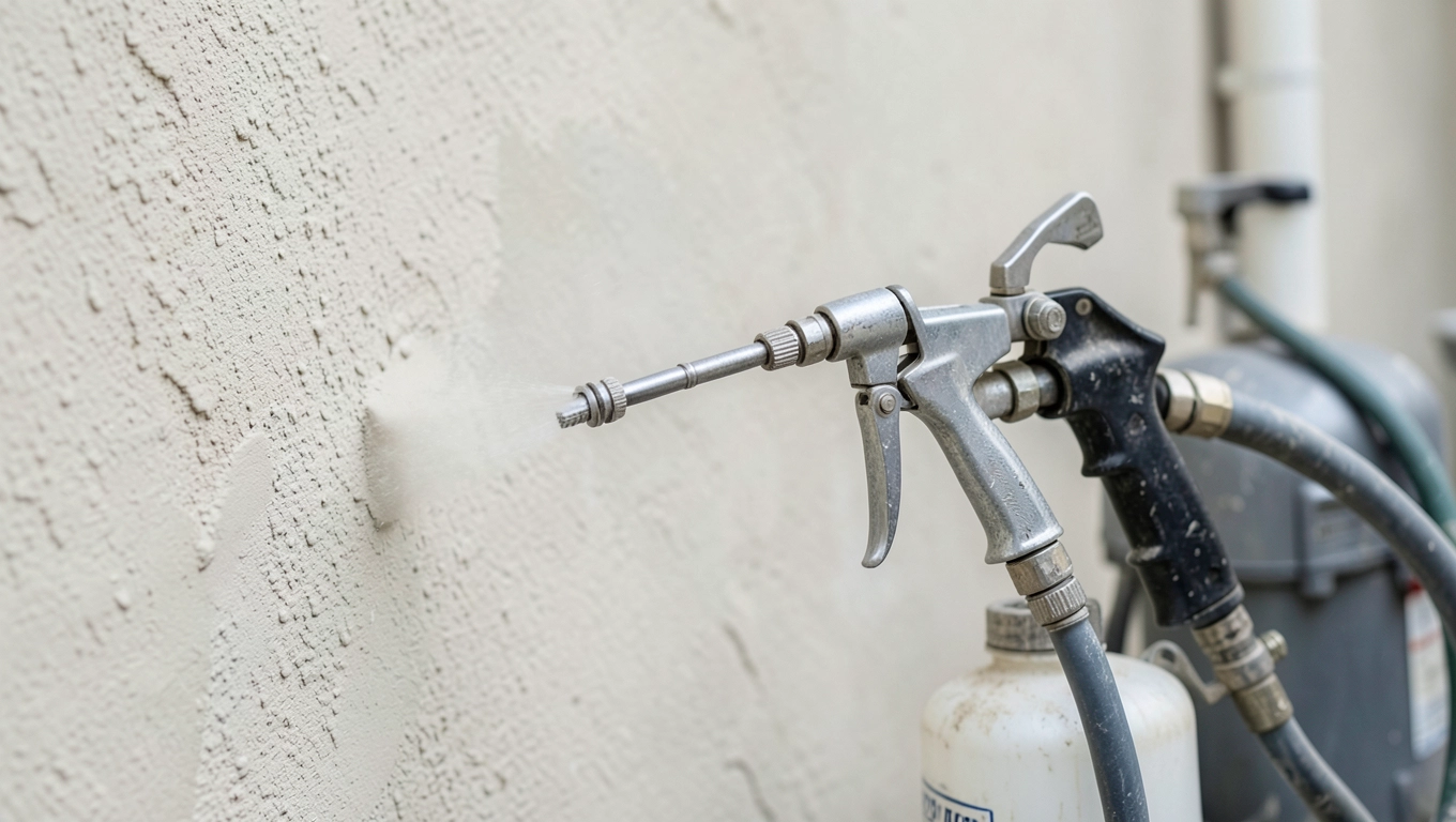 Pistolety natryskowe do tynku elewacyjnego