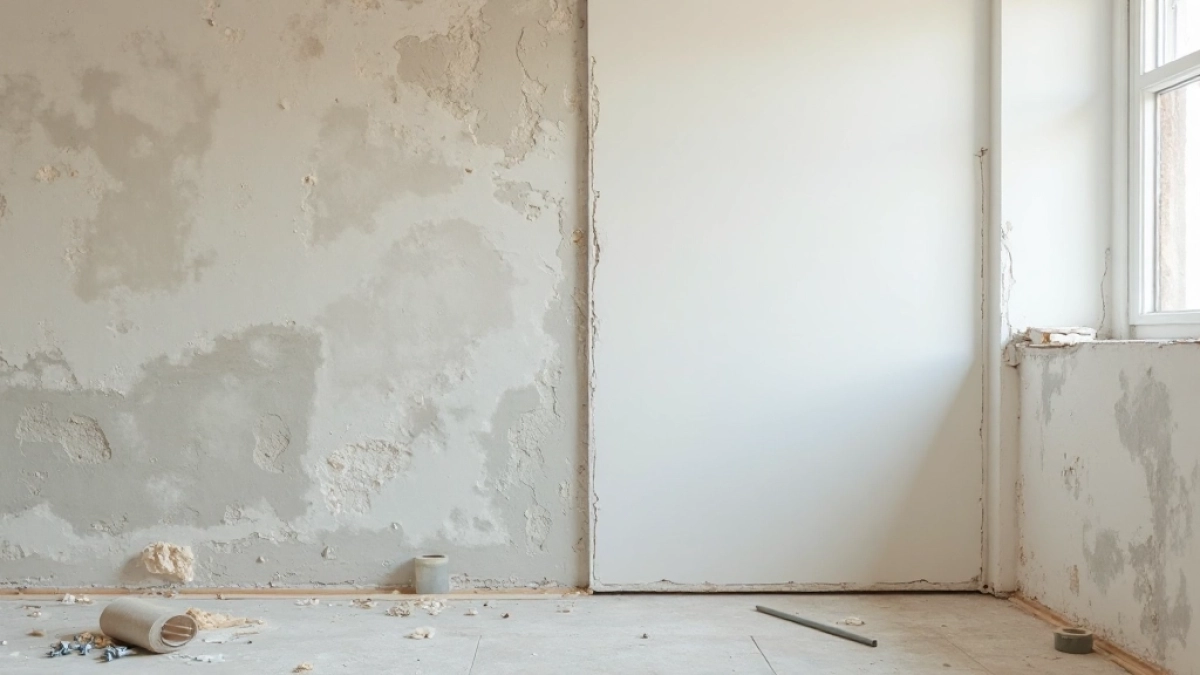 płyty zamiast tynku